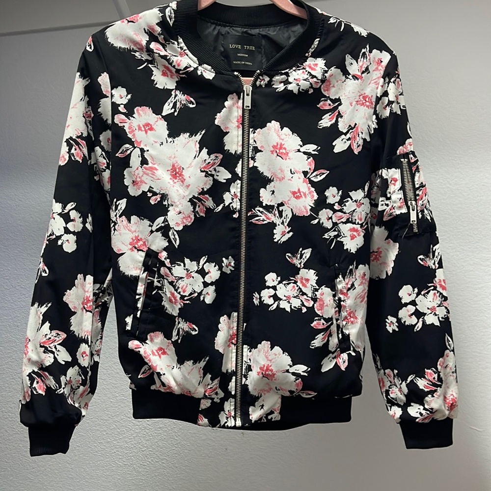 Love tree floral jacket